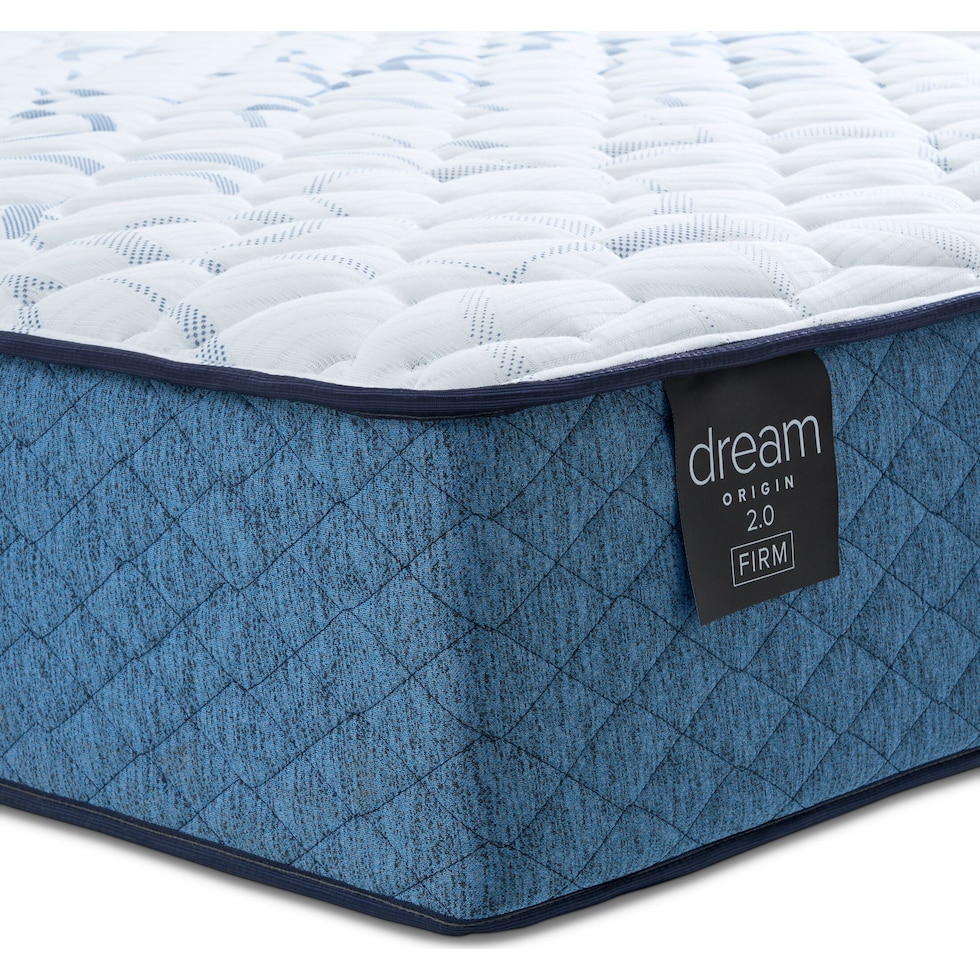 dream origin white king mattress split foundation set   