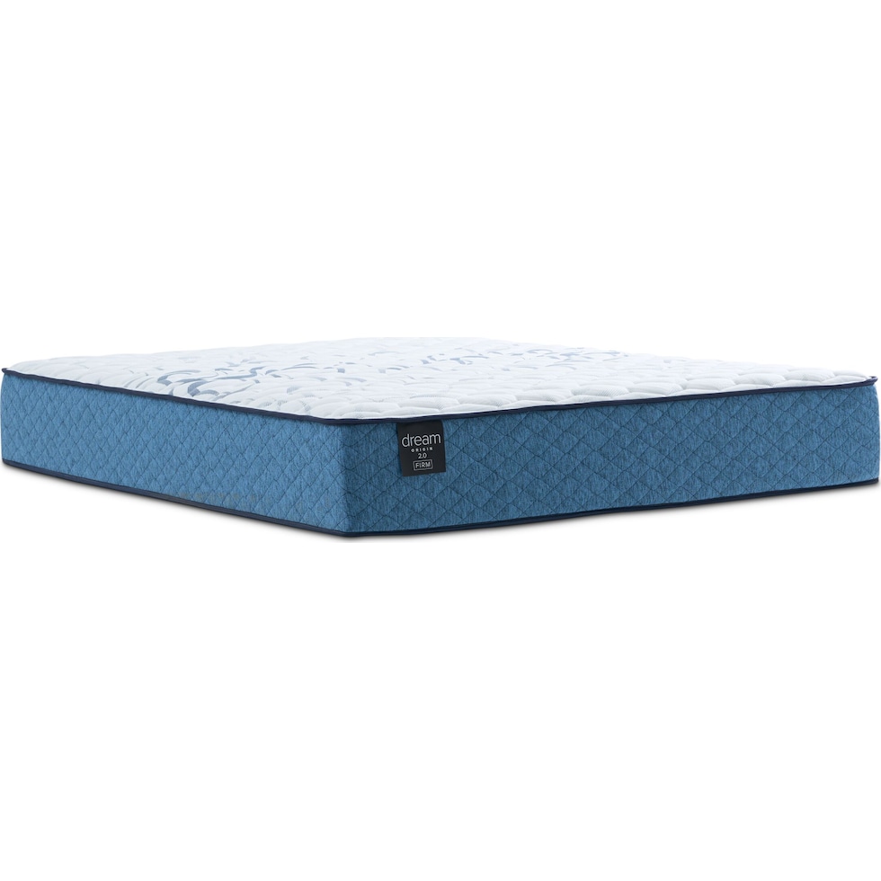 dream origin white king mattress split foundation set   