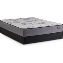 dream origin white queen mattress split low profile foundation set   