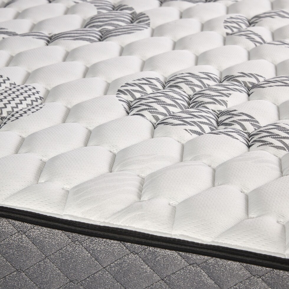dream origin white queen mattress split low profile foundation set   