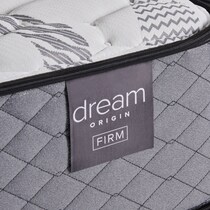 dream origin white twin mattress low profile foundation set   