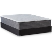 dream peace white queen mattress foundation set   