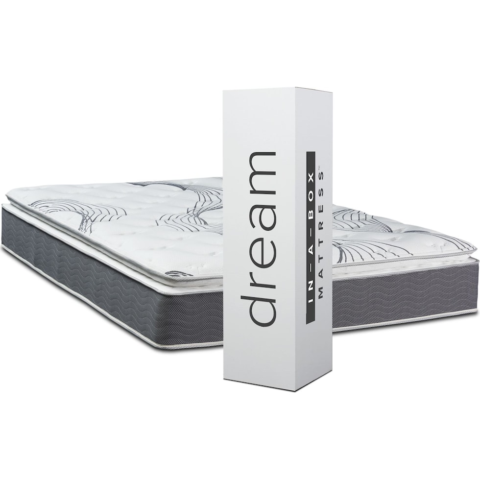 dream premium white twin mattress   