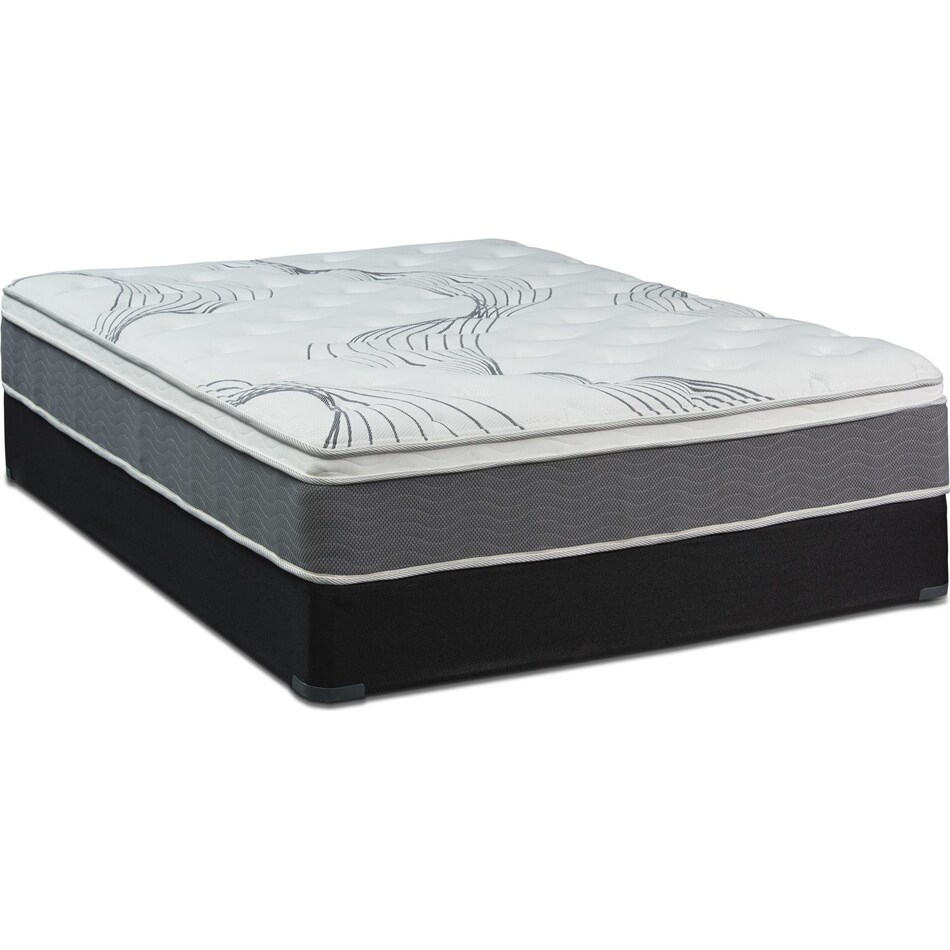 dream premium white twin mattress foundation set   