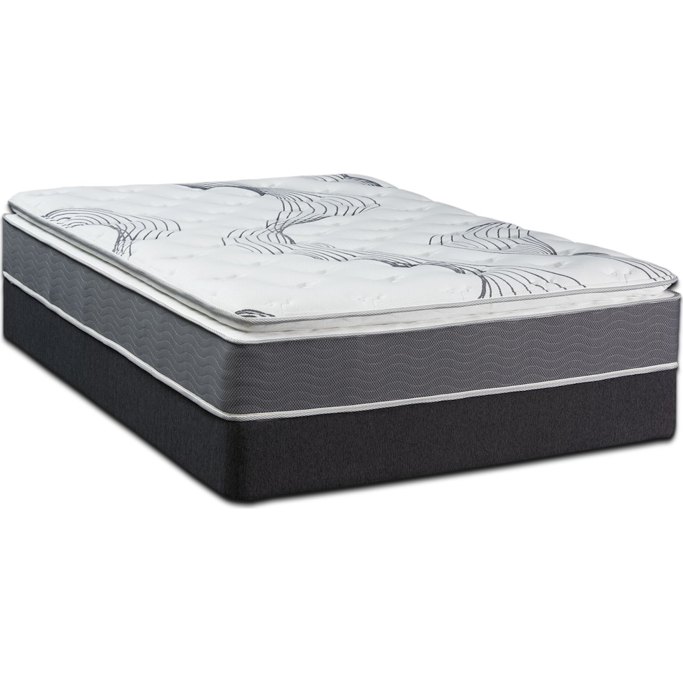 dream premium white twin mattress low profile foundation set   