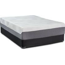 dream refresh white full mattress foundation set   