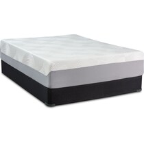 dream refresh white twin mattress foundation set   