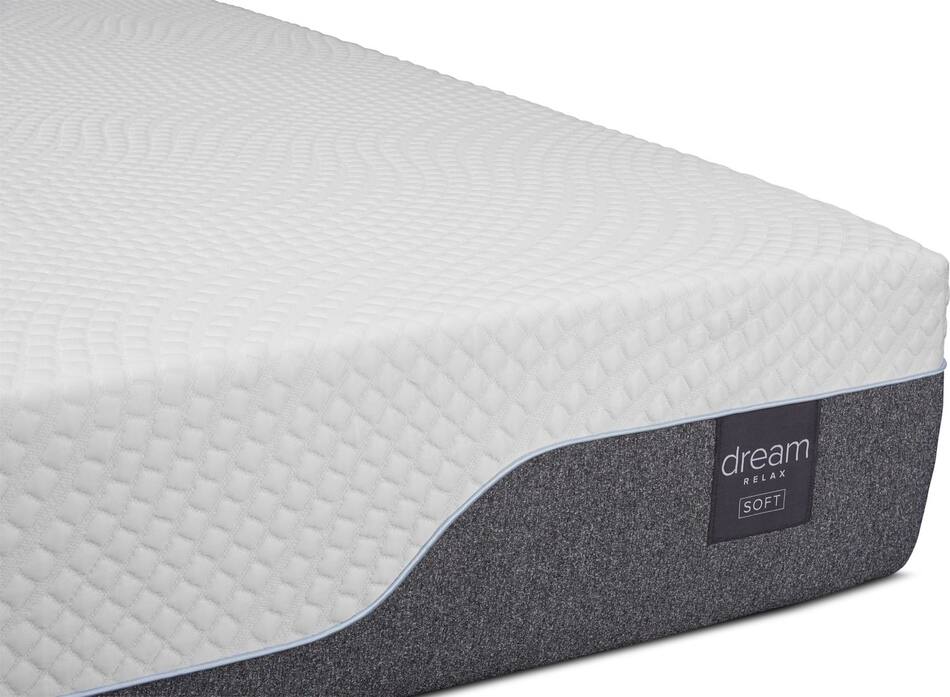 Dream Relax Soft Full Mattress and Foundation Value City Furniture