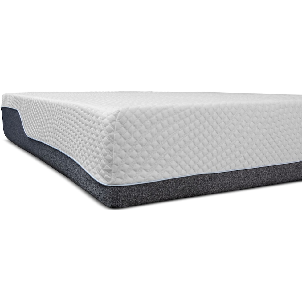 dream relax white full mattress foundation set   