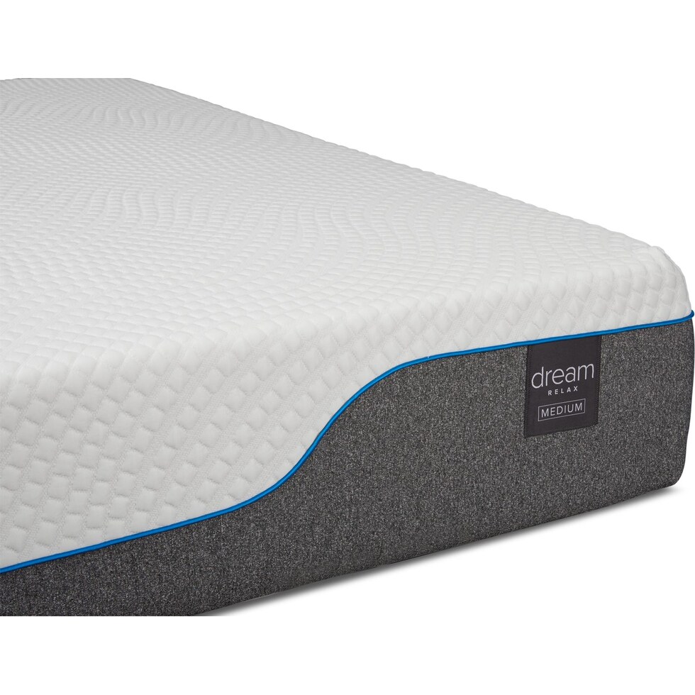 dream relax white queen mattress   