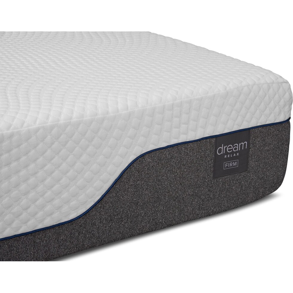 dream relax white queen mattress   