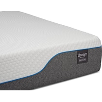 dream relax white queen mattress foundation set   