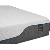 dream relax white twin mattress low profile foundation set   
