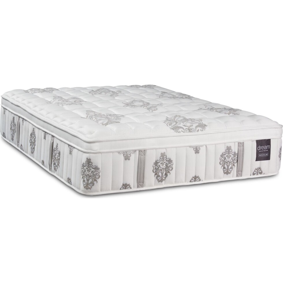 dream restore white king mattress   