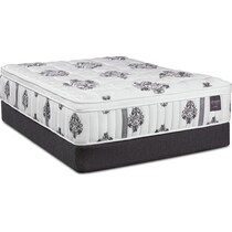 dream restore white queen mattress foundation set   