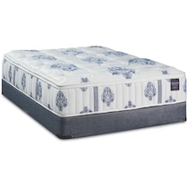 dream restore white queen mattress low profile foundation set   
