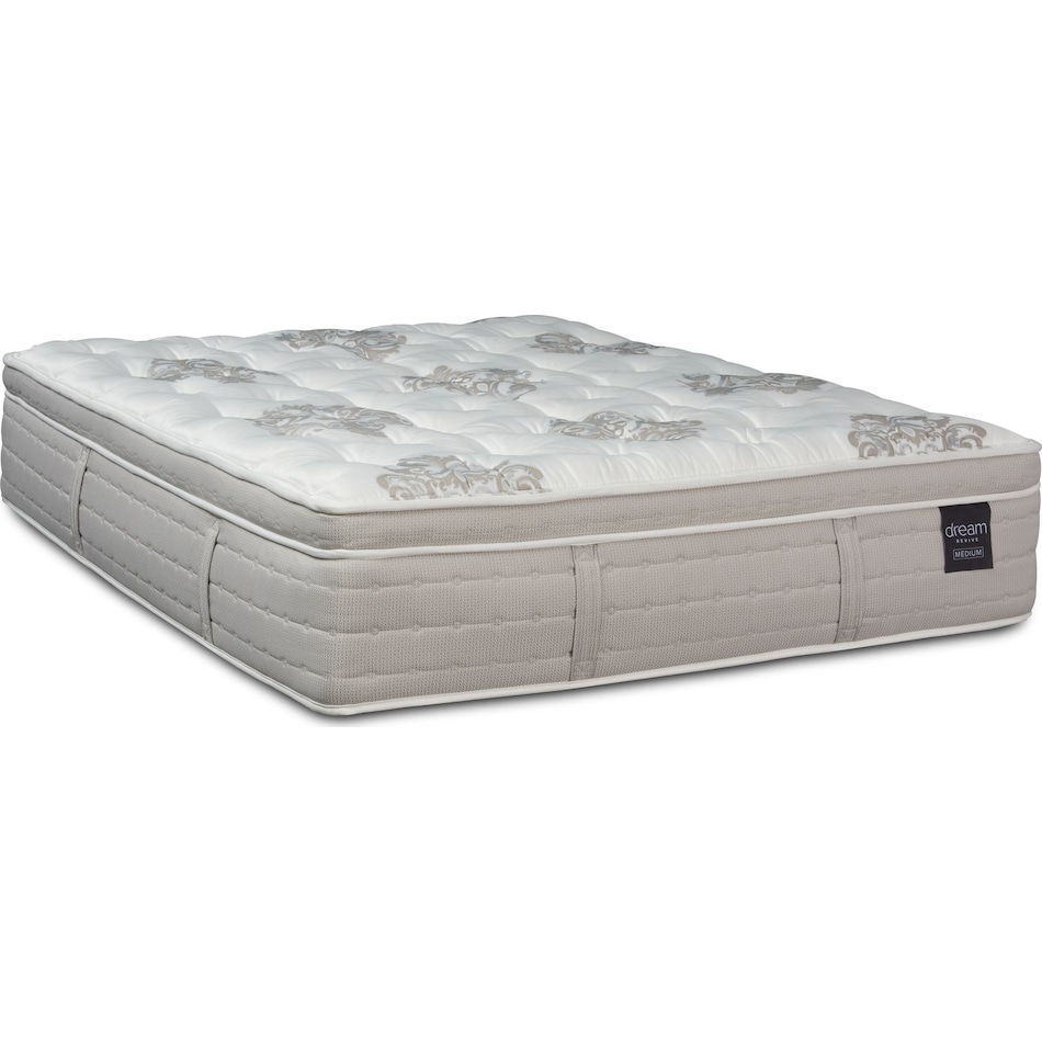 dream revive white california king mattress   