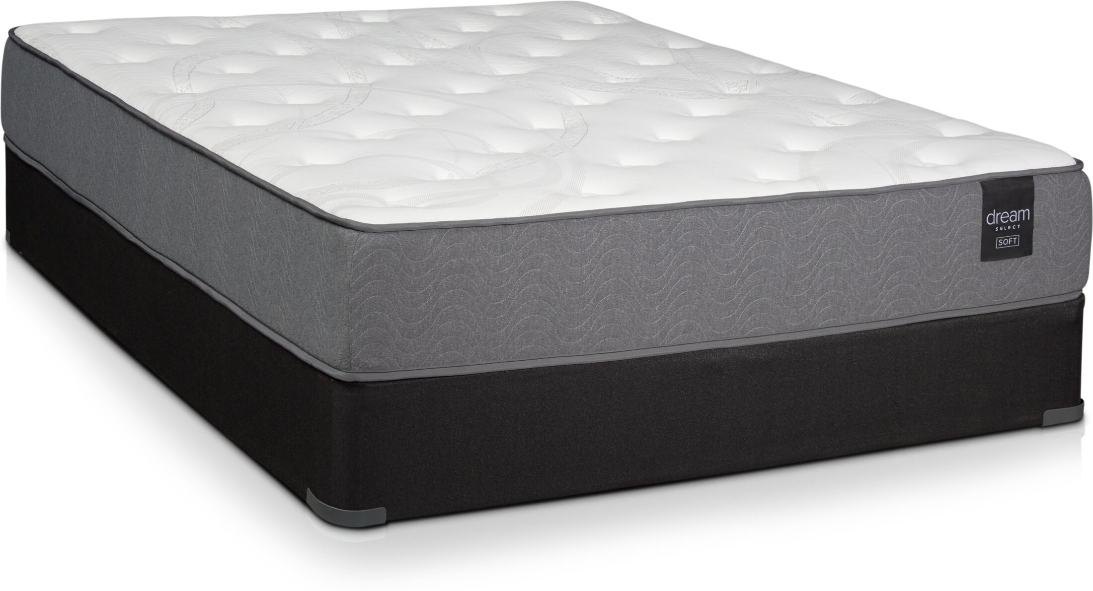 Dream Select Soft Full Mattress and LowProfile Foundation Value City