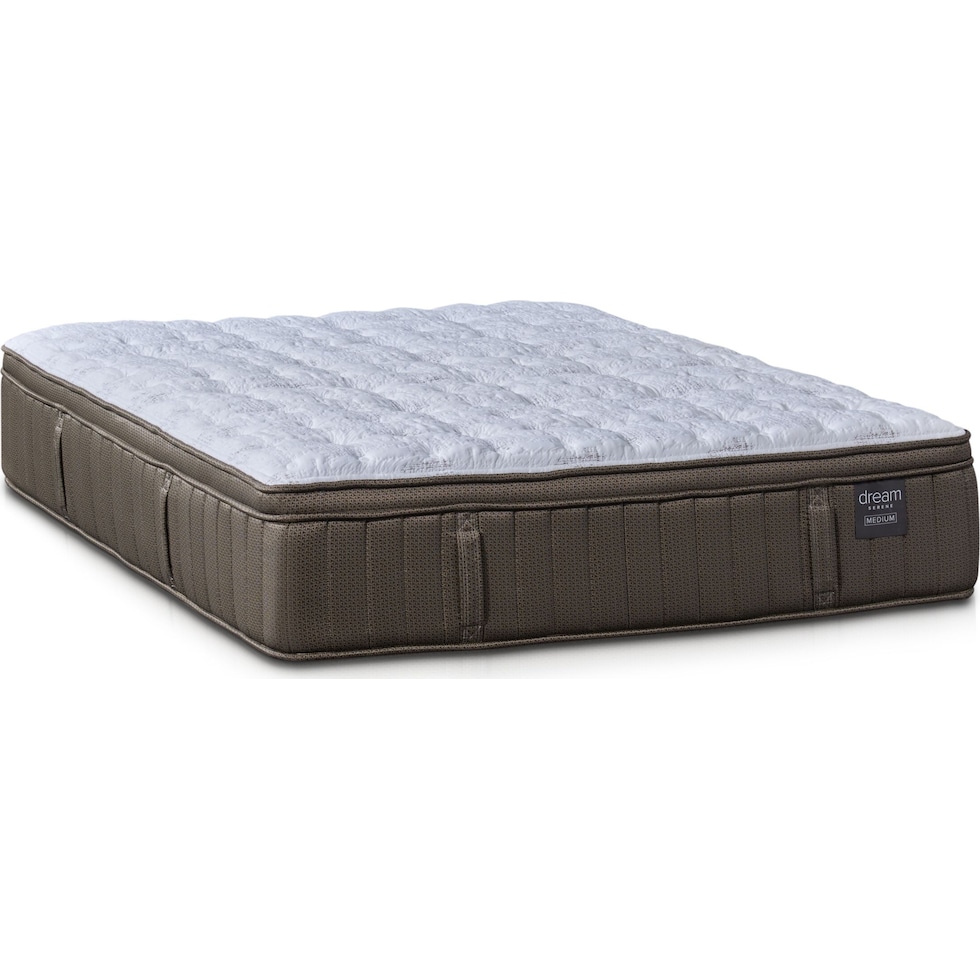 dream serene gray queen mattress   