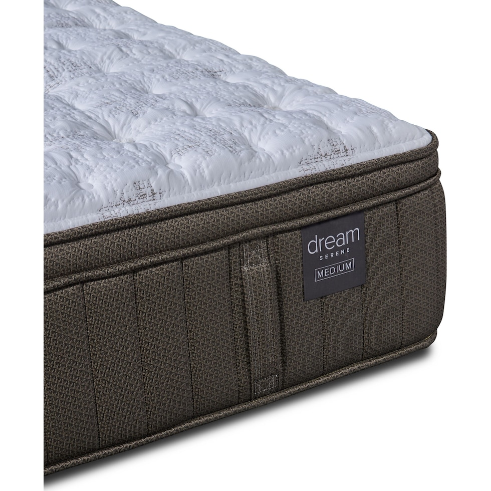 dream serene gray queen mattress   