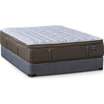 dream serene gray twin xl mattress low profile foundation set   