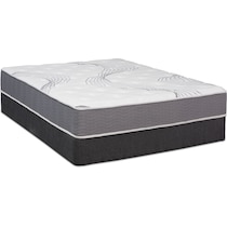 dream simple white full mattress foundation set   