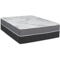 dream simple white twin xl mattress foundation set   