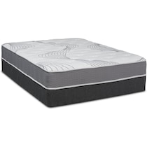 dream simple white twin xl mattress low profile foundation set   