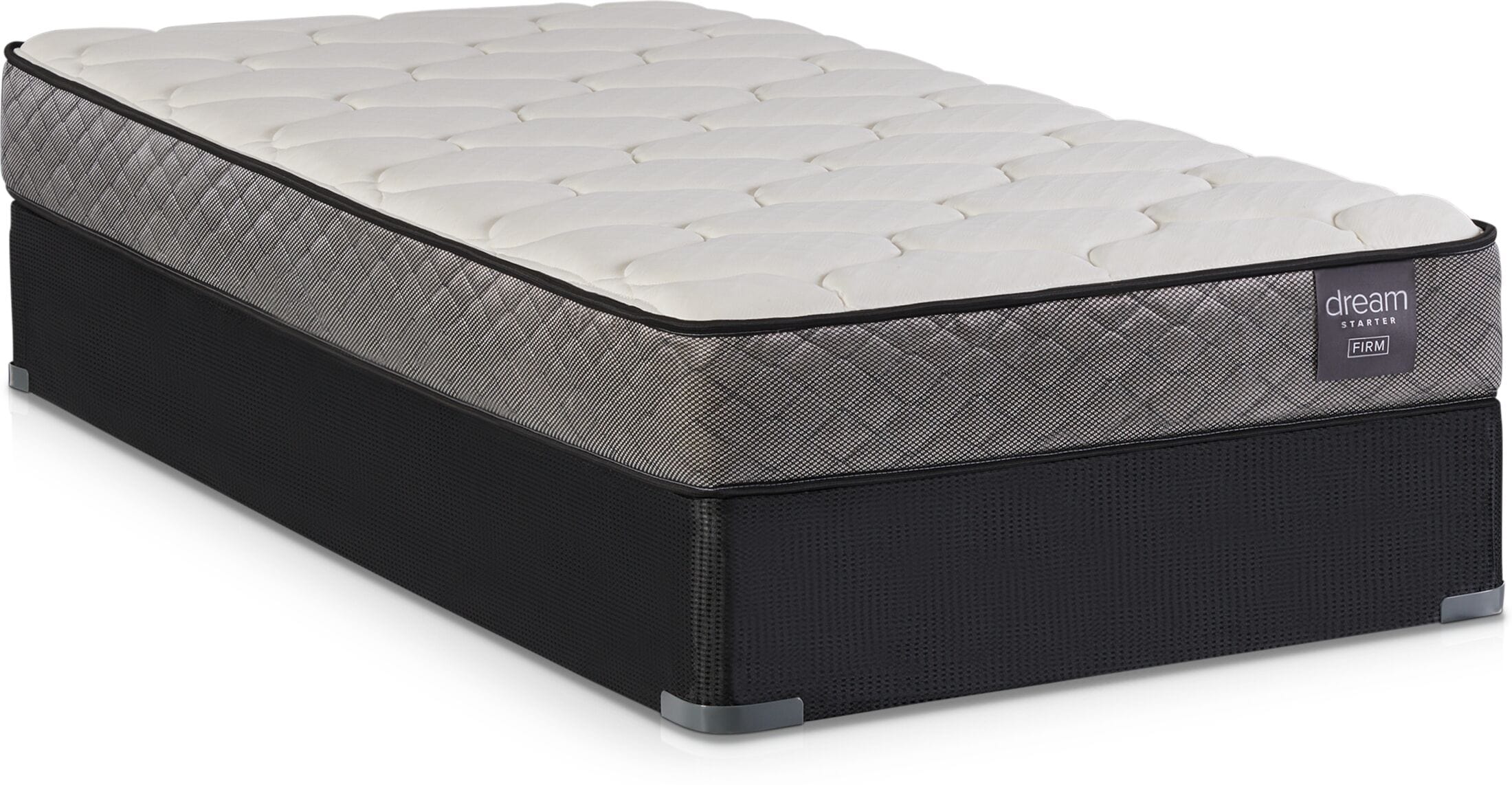 Dream Starter Firm Full Mattress and LowProfile Foundation Value