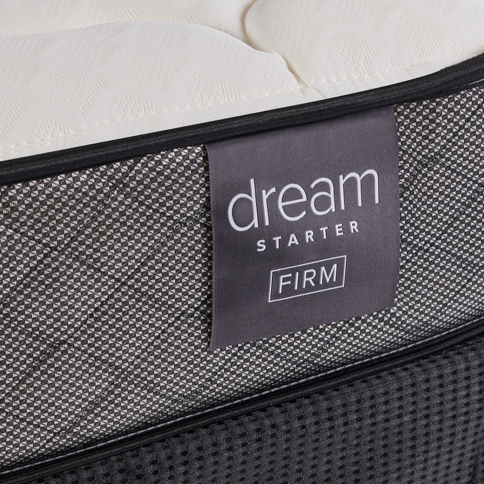 dream starter white full mattress low profile foundation set   