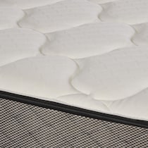 dream starter white queen mattress low profile foundation set   