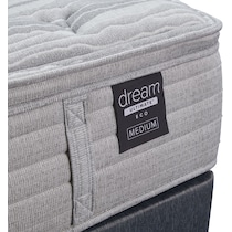 dream ultimate eco white king mattress split foundation set   