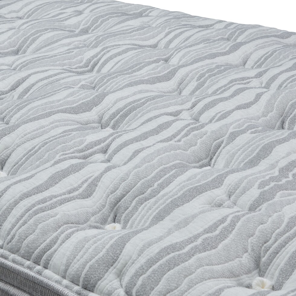 dream ultimate eco white king mattress split foundation set   