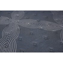 dream ultra gray full mattress low profile foundation set   