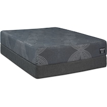 dream ultra gray queen mattress split foundation set   