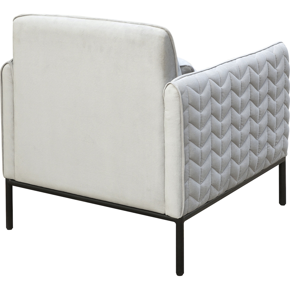 drusilla silver accent chair   