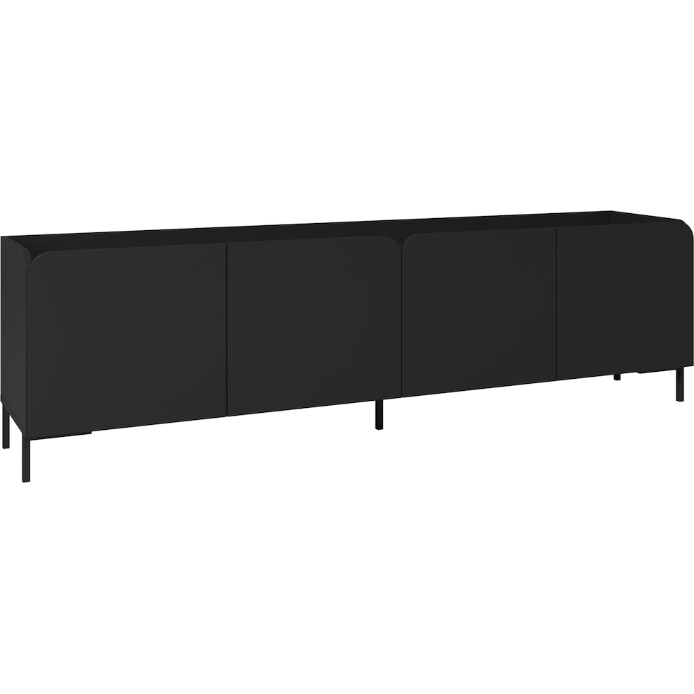 duane black tv stand   