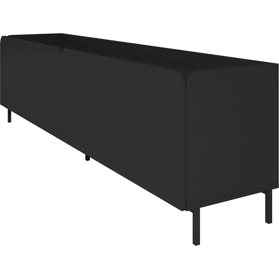 duane black tv stand   