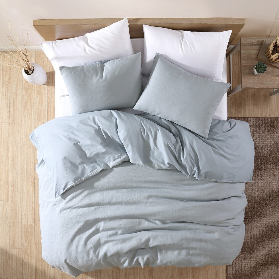 dublin bedding blue twin bedding set   