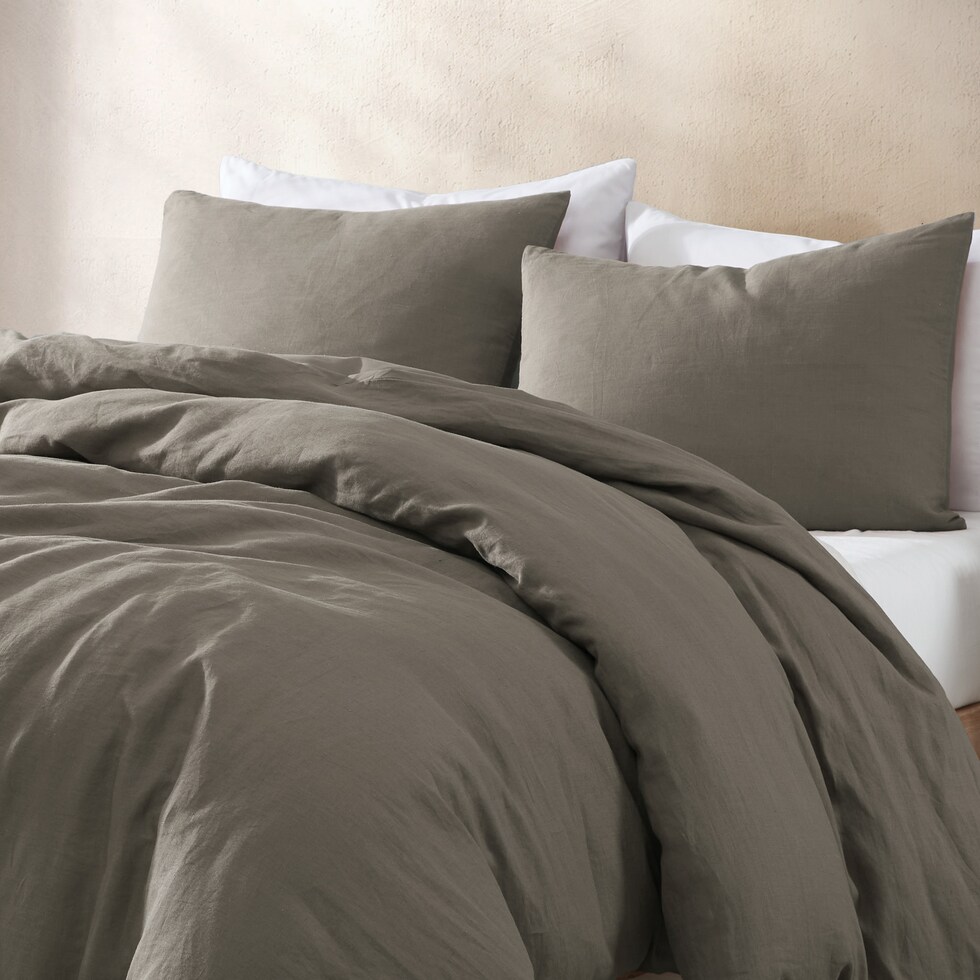 dublin bedding gray king bedding set   