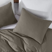 dublin bedding gray king bedding set   