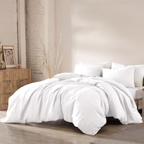 dublin bedding white queen bedding set   