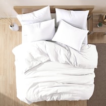dublin bedding white queen bedding set   