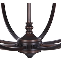 dubois dark brown chandelier   