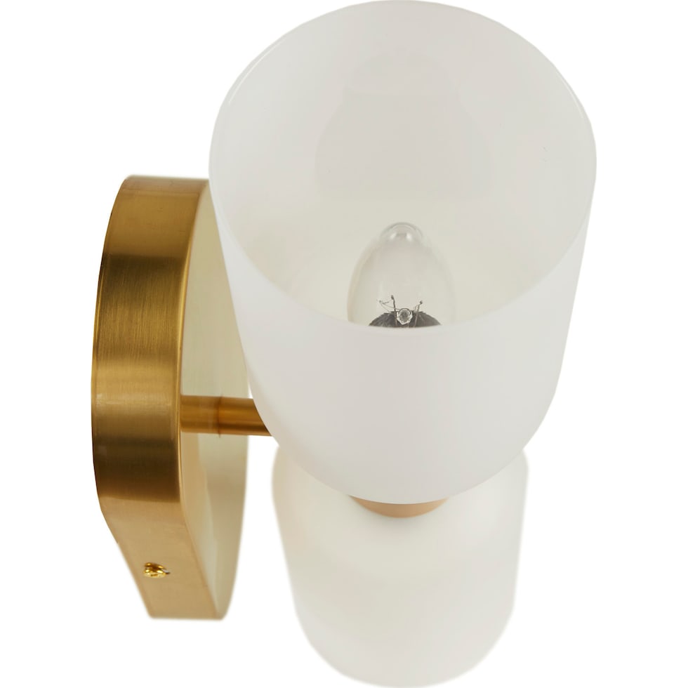 dulce gold wall sconce   