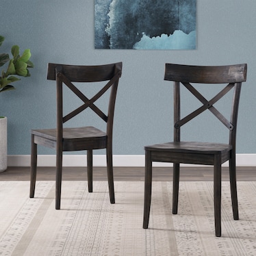 Dunbar Set of 2 Dining Chairs
