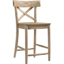 dunbar neutral counter height stool   