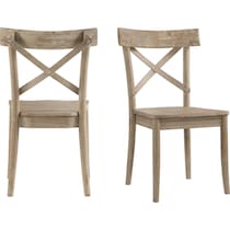 dunbar neutral dining chair   