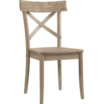 dunbar neutral dining chair   
