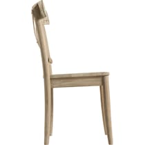 dunbar neutral dining chair   